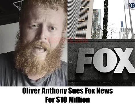 Oliver anthony sues fox news. Things To Know About Oliver anthony sues fox news. 